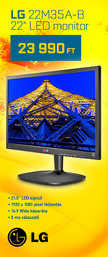 22 LG 22M35A-B LED monitor